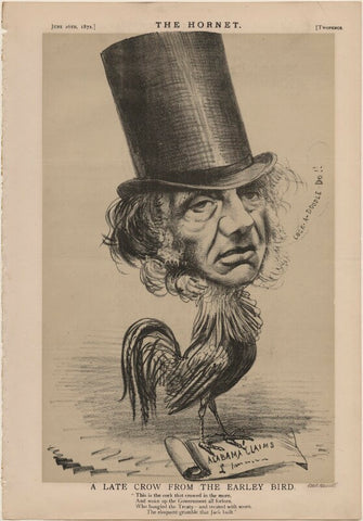 John Russell, 1st Earl Russell ('A Late Crow from the Earley Bird') NPG D48294