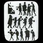 Fifteen silhouette figures NPG D41978