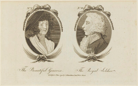 'The beautiful Genevese and the royal soldier' (Prince Edward, Duke of Kent and Strathearn) NPG D16073