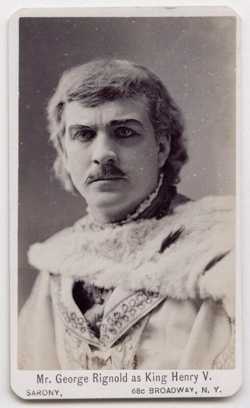 George richard rignold as king henry v npg x197149