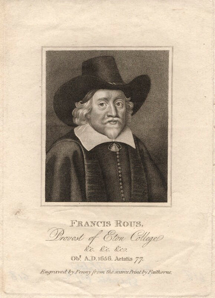 Francis Rous Greetings Card – National Portrait Gallery Shop