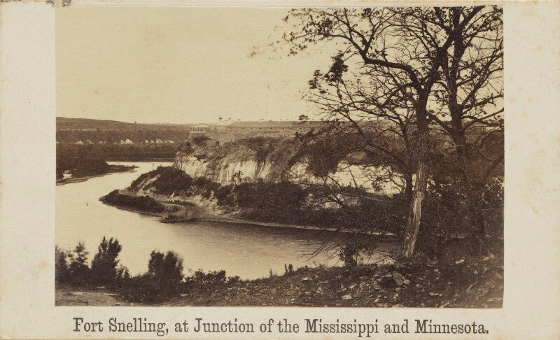 'fort snelling, at junction of the mississippi and minnesota' npg ax68171
