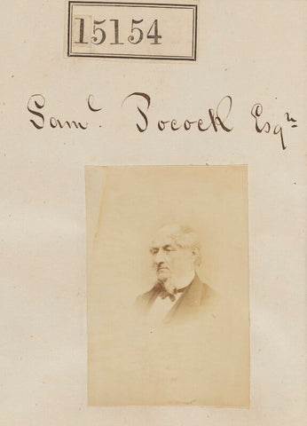 Samuel Pocock NPG Ax63397