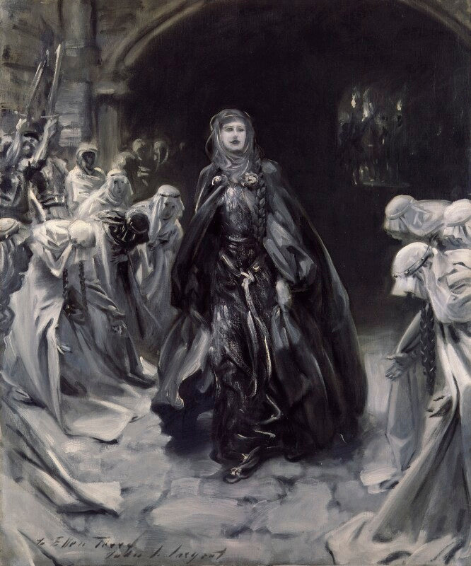 Ellen terry as lady macbeth npg 2273