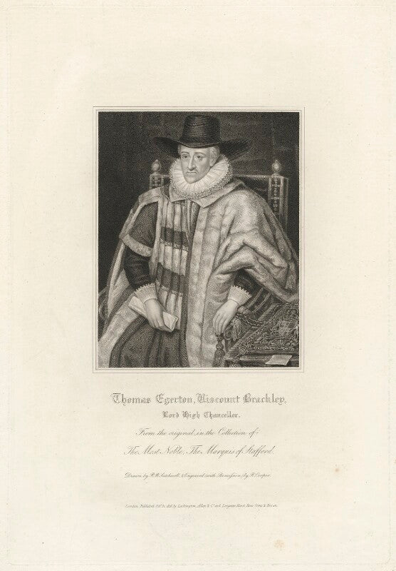 Thomas egerton, 1st viscount brackley npg d32059