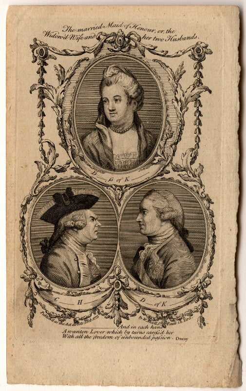 The married maid of honor, or, the widow'd wife and her two husbands npg d1108