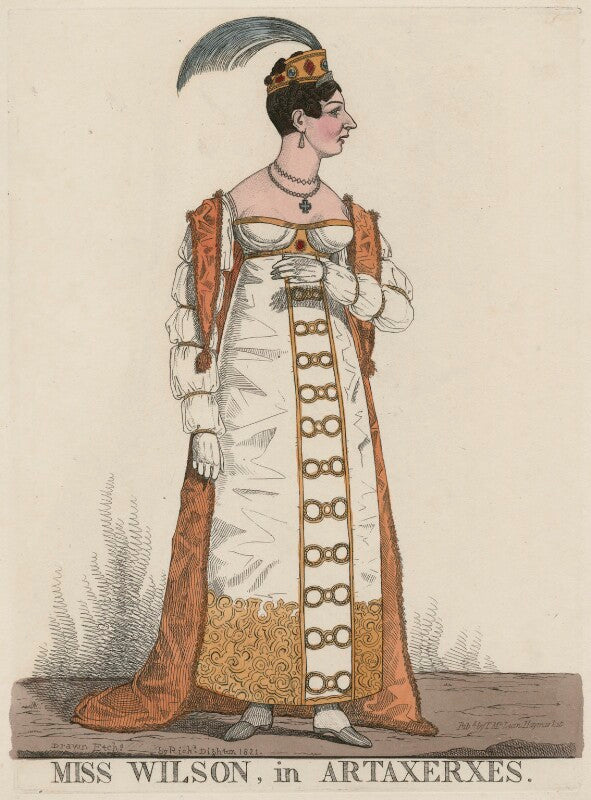 Mary anne wilson ('miss wilson, in artaxerxes') npg d47091