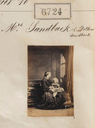 Mrs Sandback; Arthur Sandback NPG Ax56651