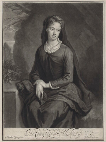 Frances Cecil (née Bennett), Countess of Salisbury NPG D31324