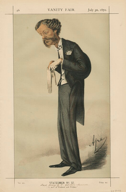 Lord henry charles george gordon lennox ('statesmen no. 57.') npg d43442