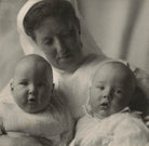 Cavendish Morton and Concord Morton with their nurse NPG x128842