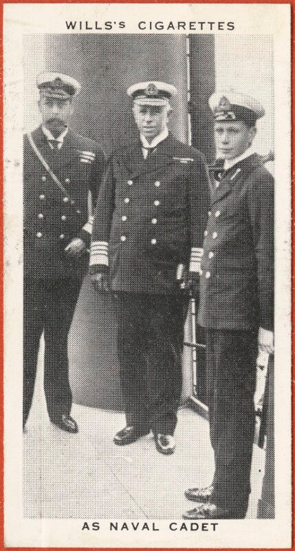 'as naval cadet' (king george v; king george vi; sir george astley callaghan) npg d47270