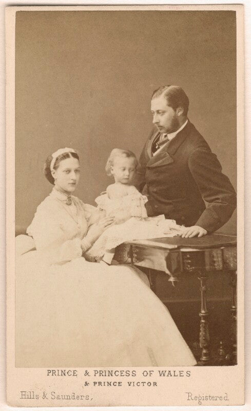 Queen alexandra; prince albert victor, duke of clarence and avondale; king edward vii npg ax24161