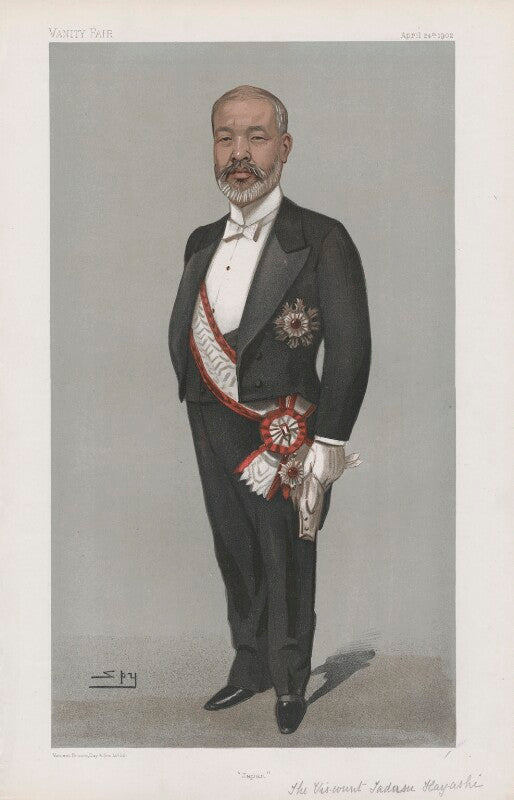 Viscount tadasu hayashi ('men of the day. no. 839.') npg d45115