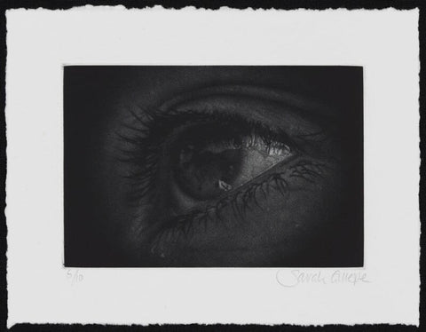 Mezzotint of an eye NPG D49621