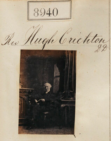 Hugh Crichton ('Rev. Hugh Crichton D.D.') NPG Ax58763