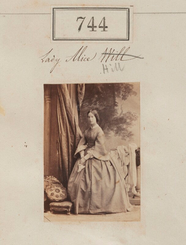 Alice maria (née hill), countess of bective npg ax50375