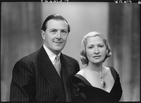 Thomas Lilley; Vera Lilley (née Sklarevskai, formerly Mrs Cottingham) NPG x100359