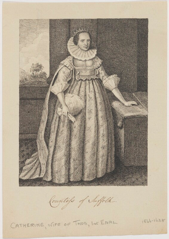 Possibly katherine howard (née knyvett), countess of suffolk npg d19