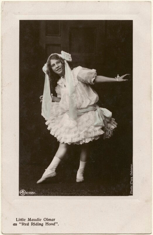 Maudie olmar as 'red riding hood' npg x198329