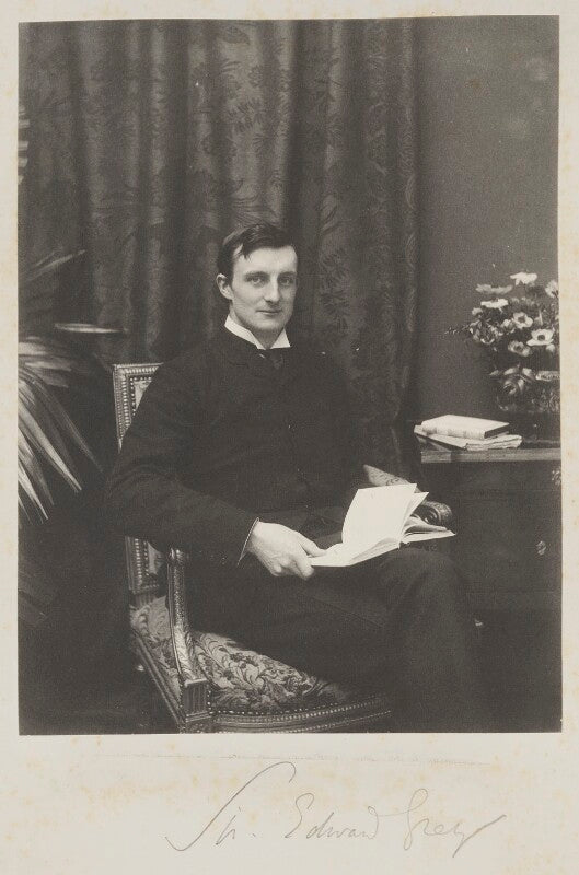 Edward grey, 1st viscount grey of fallodon npg ax15643