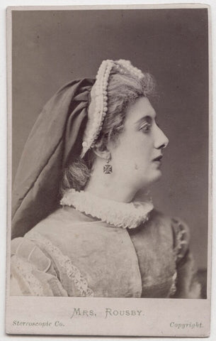 Clara Marion Jessie Rousby (née Dowse) as Princess Elizabeth in ''Twixt Axe and Crown' NPG x197155