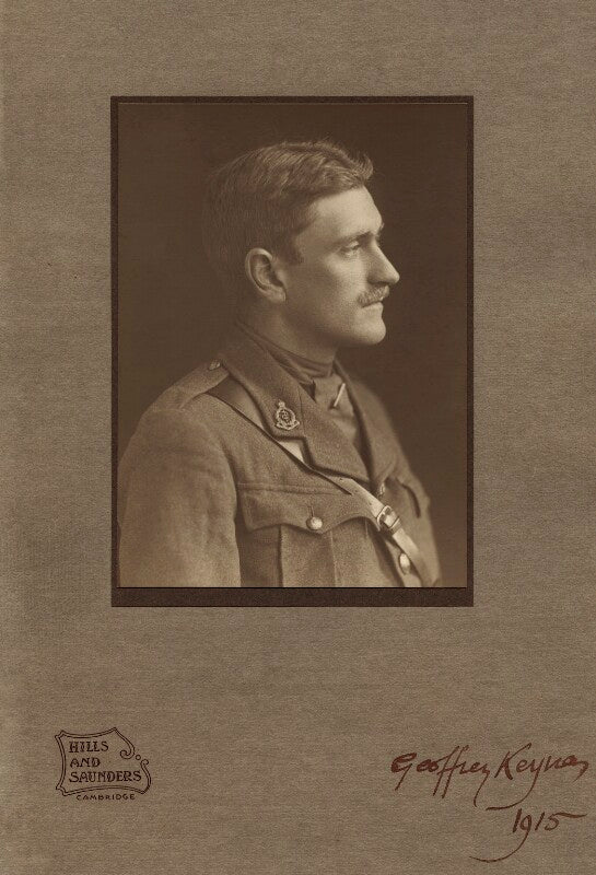 Sir geoffrey langdon keynes npg x19128