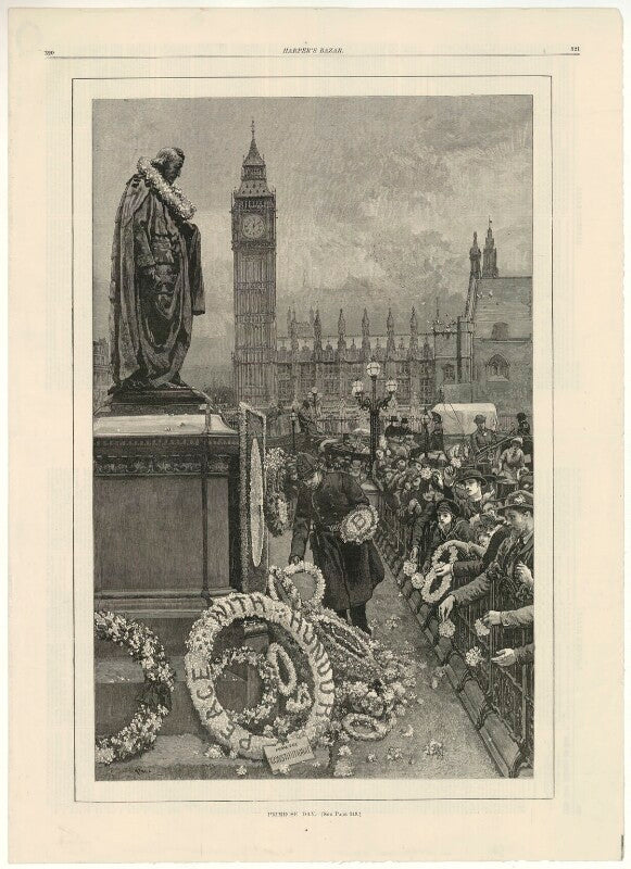 Benjamin disraeli, earl of beaconsfield ('primrose day') npg d1034