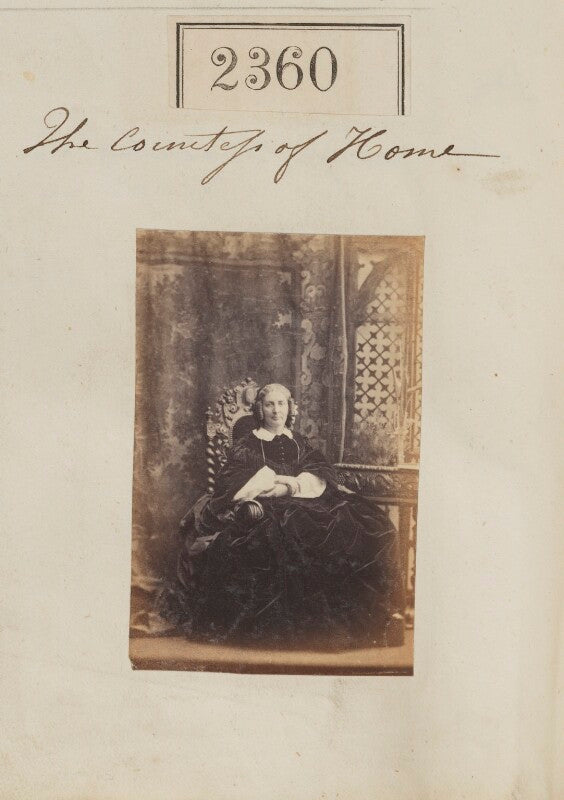 Lucy elizabeth home (née montagu scott), countess of home npg ax51748