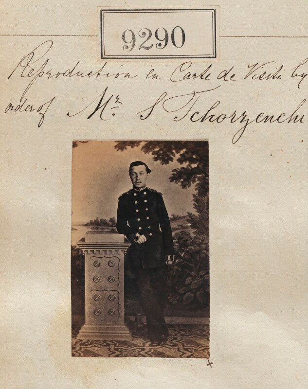 Reproduction in carte de visite by order of mr s tchorzenchi npg ax59111