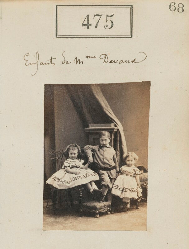 Marie zoe joachime devaux; charles alexander jachome devaux; natalie elisabeth aglae joachime devaux npg ax50193