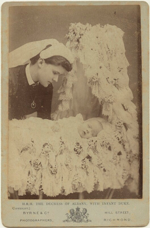 Princess helen, duchess of albany; prince charles edward, 2nd duke of albany and duke of saxe coburg and gotha npg x76776