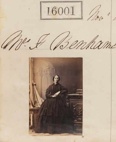 Mrs F. Benham NPG Ax63931