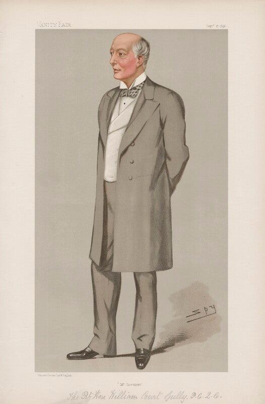 William court gully, 1st viscount selby ('statesmen. no. 677.') npg d44821