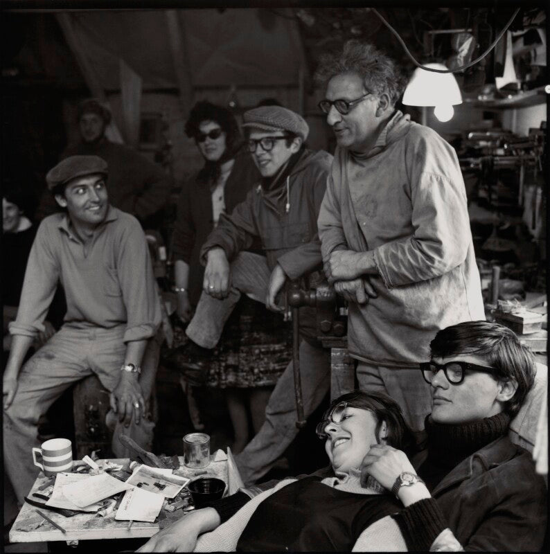 Denis mitchell and students npg x135116