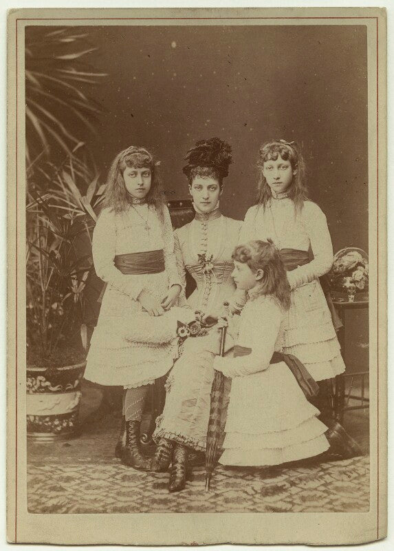 Alexandra of denmark and her daughters npg x33253