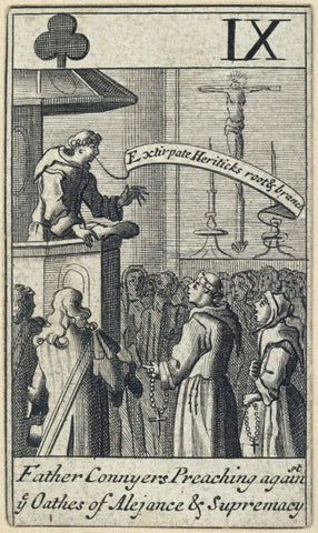 'Father Connyers Preaching against ye Oathes of Alejance & Supremacy' NPG D23013(e)