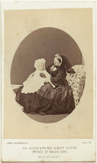 Prince Albert Victor, Duke of Clarence and Avondale; Queen Victoria NPG Ax46165