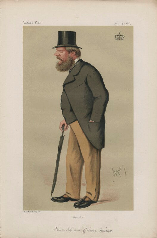 Edward, prince of saxe weimar ('men of the day. no. 114') npg d43716