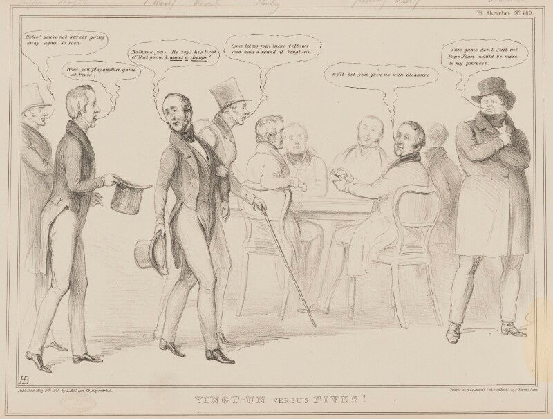 Vingt un versus fives! npg d41613