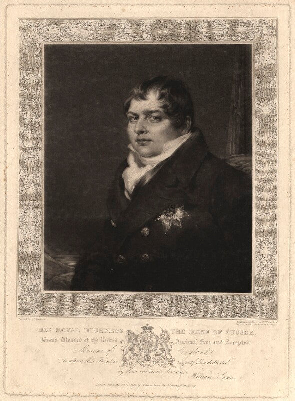 Prince augustus frederick, duke of sussex npg d9114