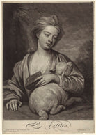 Catherine (née Kneller) Huckle as St Agnes NPG D27636