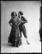 Gina Cormani and an unknown woman NPG x103183