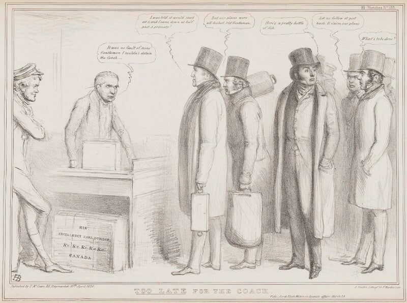 Too late for the coach npg d41467