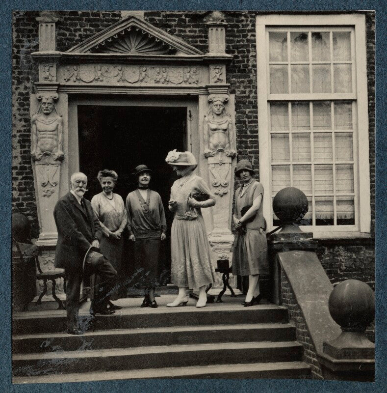 Lady ottoline morrell; julian vinogradoff (née morrell) and others npg ax142140