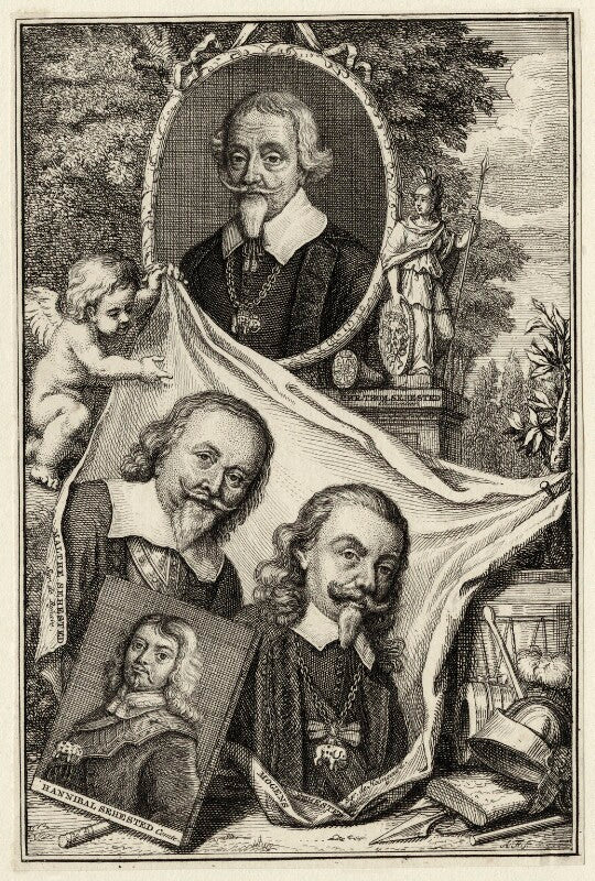 Christian thomas sehested; hannibal sehested; malthe sehested and mogens sehested npg d28605