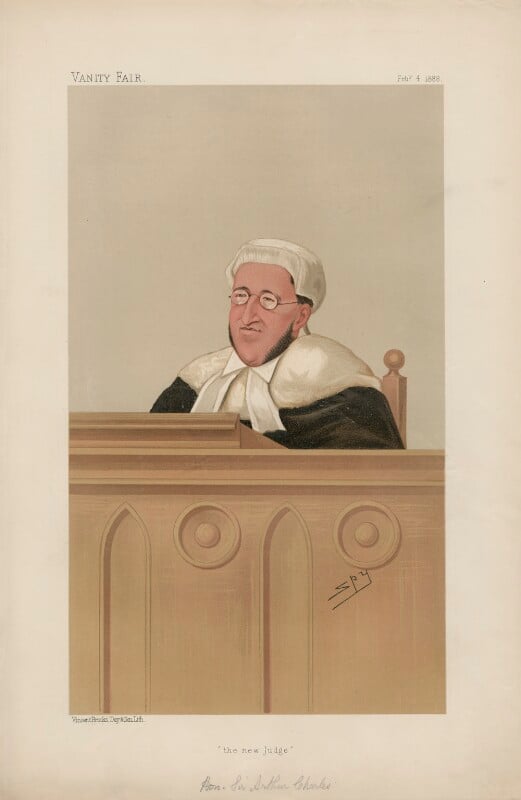 Sir arthur charles ('men of the day. no. 395.') npg d44371