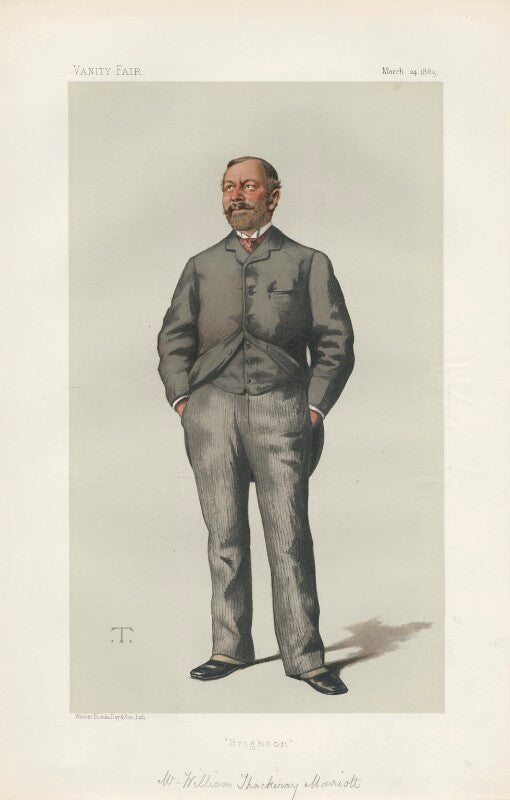 Sir william thackeray marriott ('statesmen. no. 420.') npg d44113