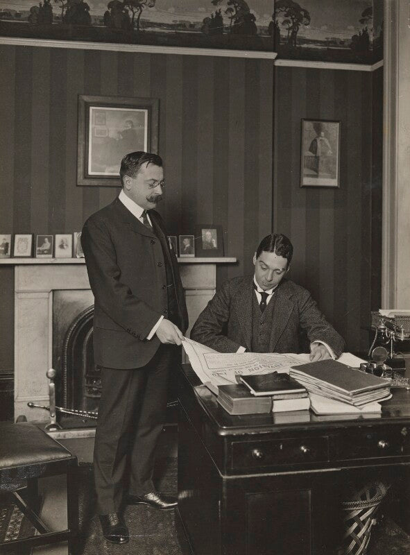 William tufnell le queux; eveleigh nash npg ax29610