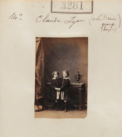 Claude George Bowes-Lyon, 14th Earl of Strathmore and Kinghorne; Hon. Francis Bowes-Lyon NPG Ax52682